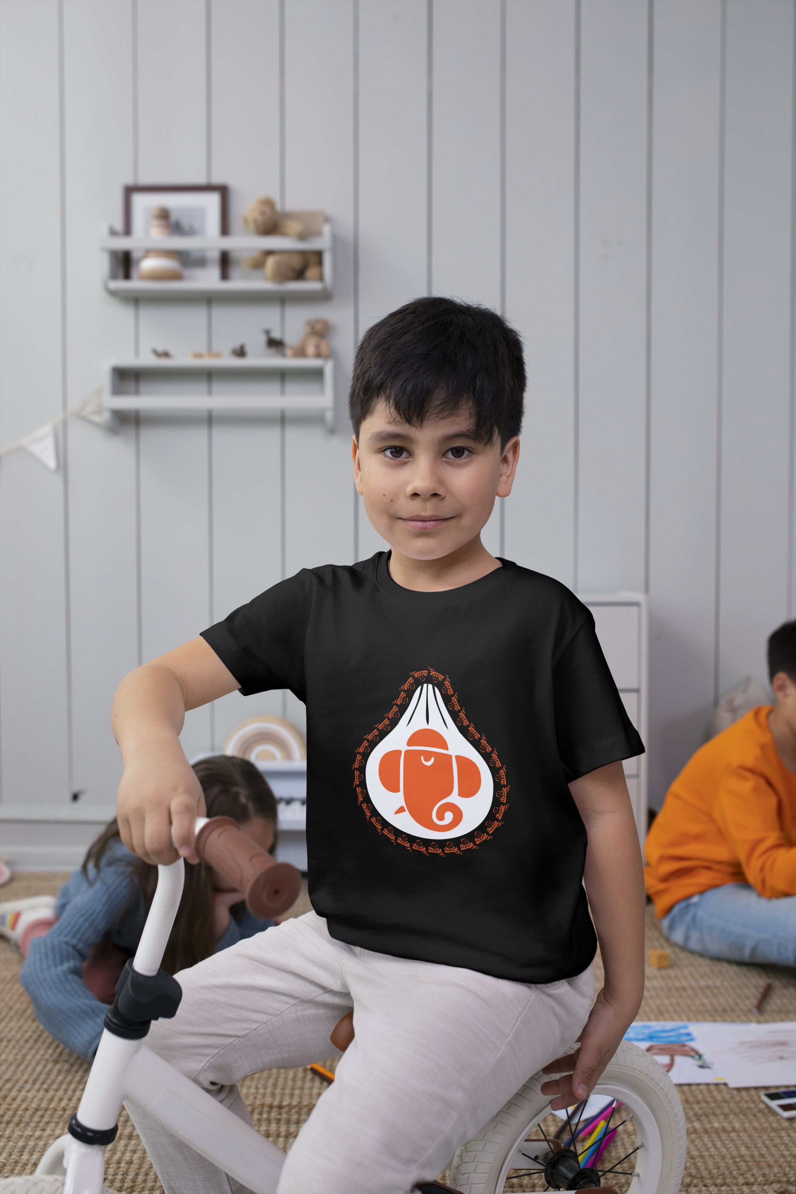 Shri ganesha Modak design Printed Tshirt