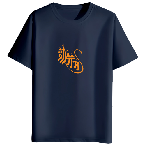 Jai Shri Ram half sleeves Men's Tshirt