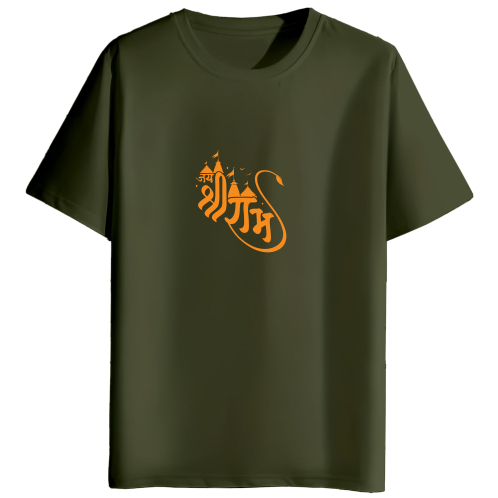 Jai Shri Ram half sleeves Men's Tshirt