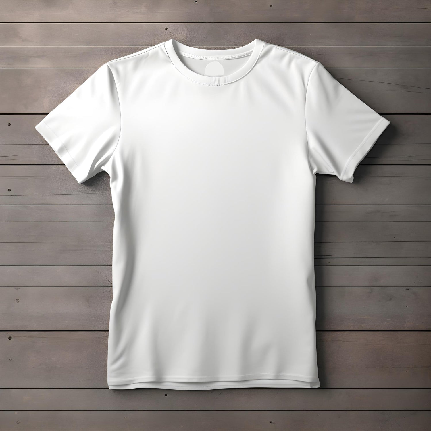 A plain white t-shirt