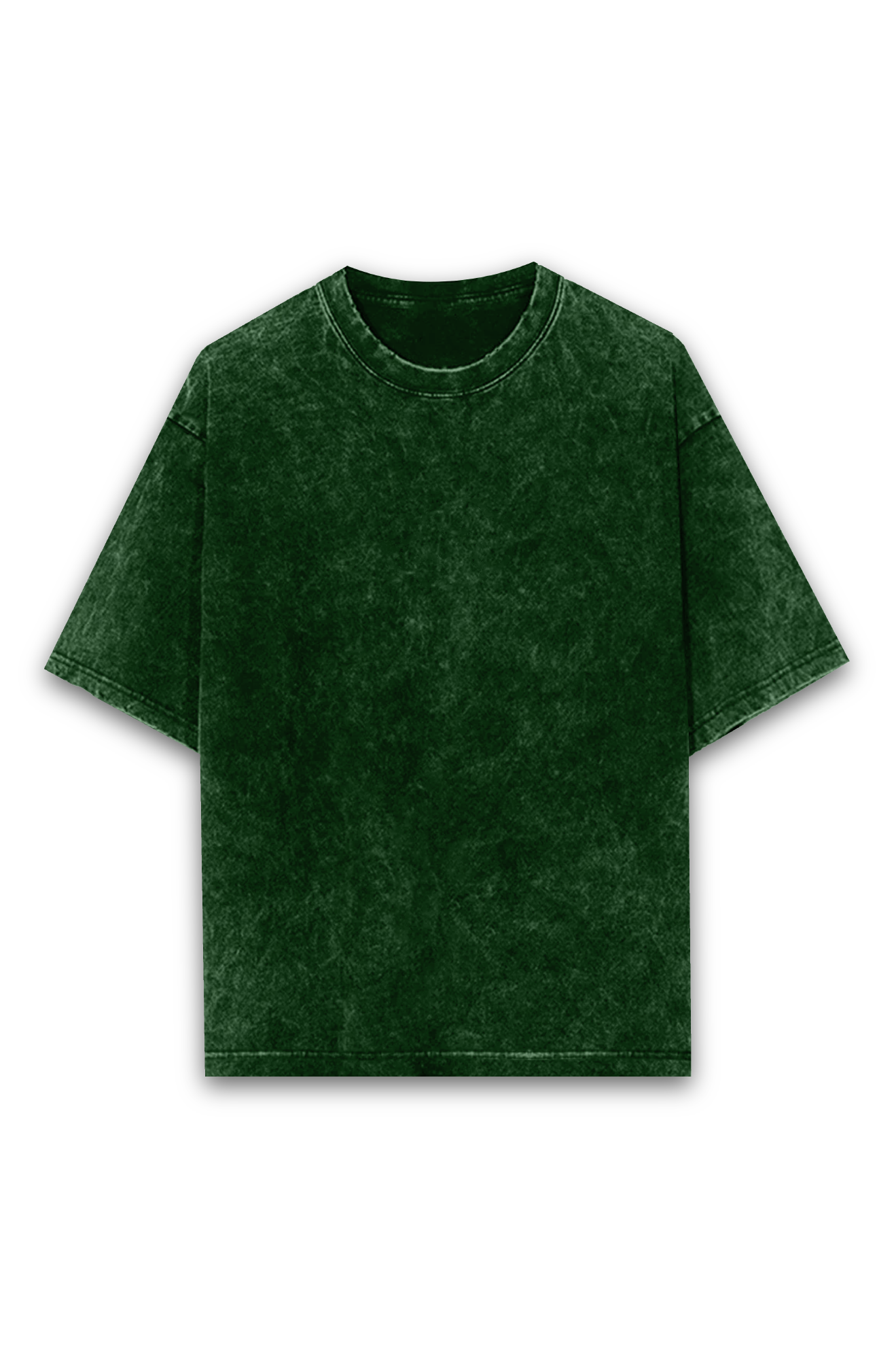 T-shirt in dark green