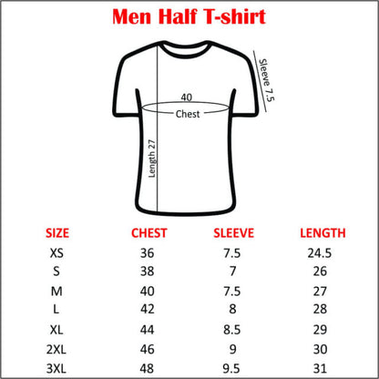 t-shirt sizes