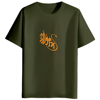 Jai Shri Ram half sleeves Men's Tshirt