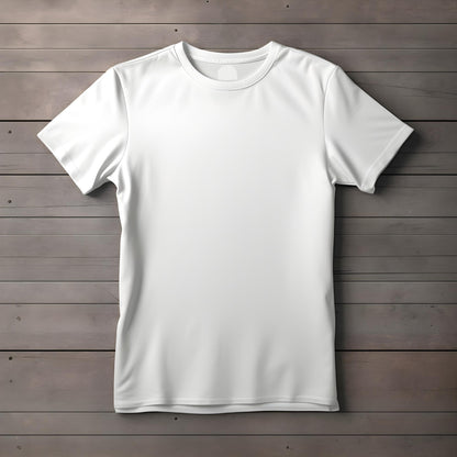 A plain white t-shirt
